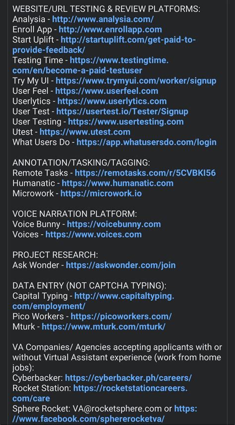reddit onlinejobs.ph|The Mega List for Finding Online Work : r/buhaydigital .
